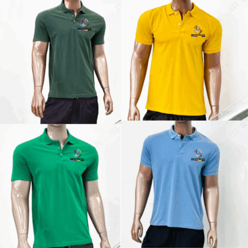 Polo en tissu piqué - unisex manches courtes